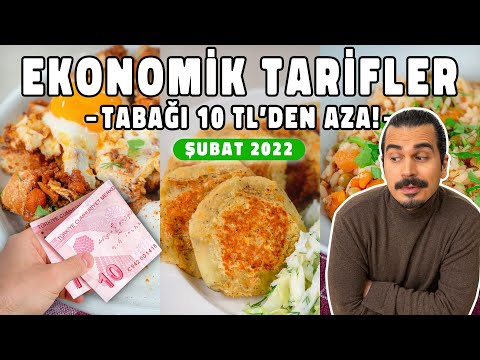 Видео: Мы идем дальше с нашими экономичными и простыми рецептами, менее 10 турецких лир за тарелку!