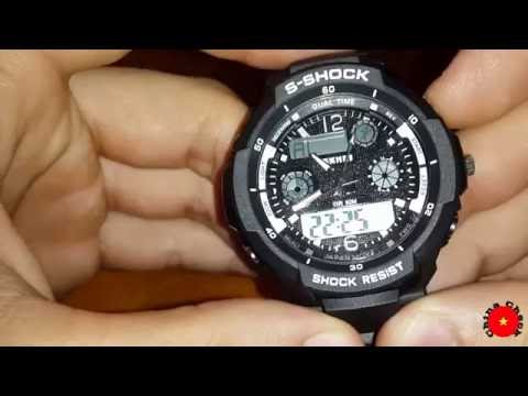 Видео: Часы Skmei S Shock 0931 настройка и проверка на водонепроницаемость