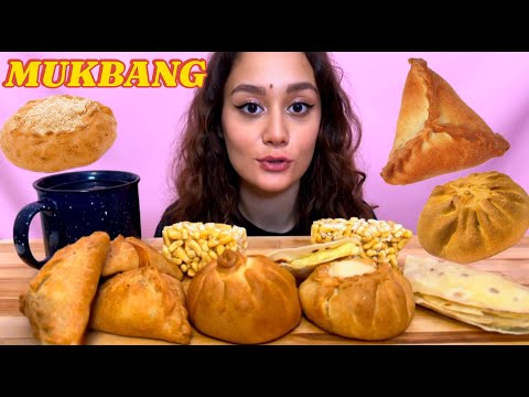 Видео: MUKBANG ТАТАРСКАЯ ВЫПЕЧКА👳🏽‍♂️🥧