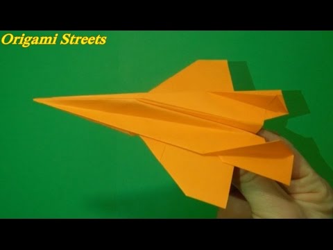 Видео: Как сделать самолёт из бумаги, который  хорошо летает. Оригами самолёт