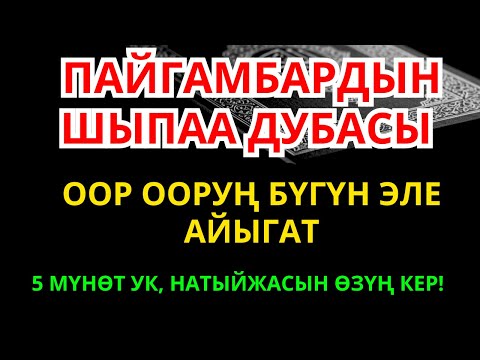 Видео: Пайгамбардын айыктыруучу дубасы