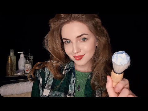Видео: АСМР Усыпляющее бритье • ASMR Barbershop