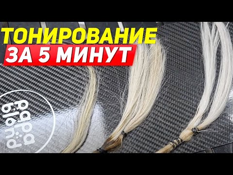 Видео: Тонирование за 5 минут - ВОЗМОЖНО! Обзор Красителя BE COLOR