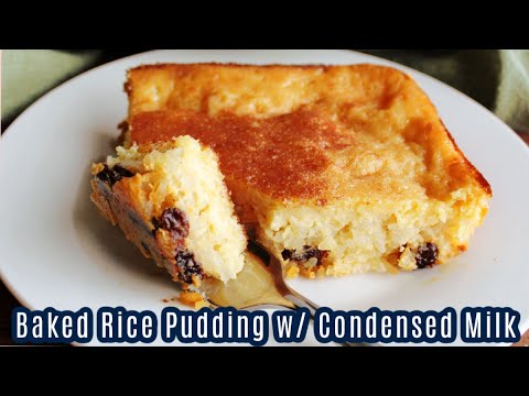 Видео: Пудинг из запеченного риса со сгущенным молоком