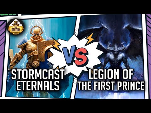 Видео: Legion of the First Prince vs Stormcast Eternals | Репорт 2000 pts | Age of Sigmar |