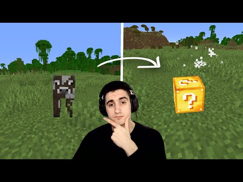 Видео: Minecraft, НО мобовете дропват късметлийски блокчета... Minecraft Challenge