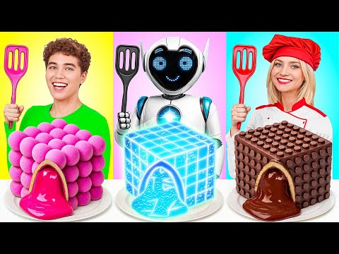 Видео: Кулинарный Челлендж: Я против Бабушки с Роботом | Эпичная Битва с Едой от Bubba DO Challenge