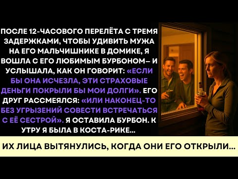 Видео: Я Летела 12 Часов, Чтобы Удивить Мужа В Его Домике… И Услышала, Как Он Что-То Замышляет