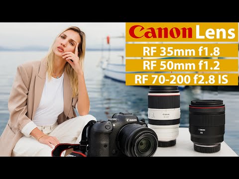 Видео: СРАВНЕНИЕ ОБЪЕКТИВОВ CANON RF 35mm f1.8, RF 50mm f1.2, RF 70-200mm f2.8 IS