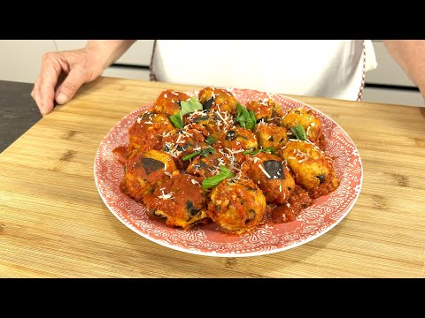 Видео: СУПЕРИТАЛЬЯНСКИЙ 😍 Фрикадельки из баклажанов и рикотты в соусе