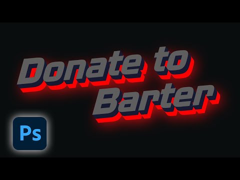 Видео: Как сделать простой 3д текст вручную в фотошопе