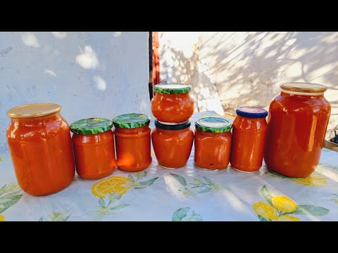 Видео: Густой кетчуп на зиму! Без крахмала и загустителей! Готовлю каждый год и в магазине не покупаю!