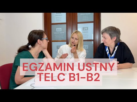 Видео: Certyfikat telc B1-B2 egzamin ustny z języka polskiego Сертификат по польскому языку B1-B2 Говорение