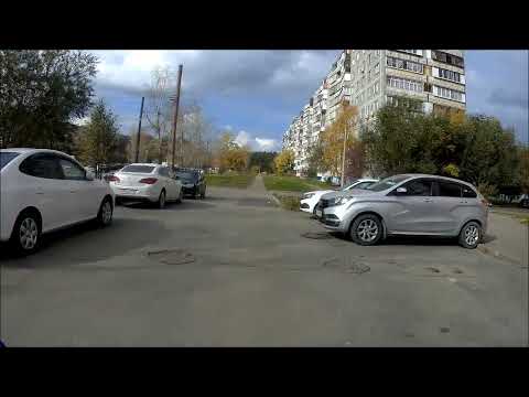 Видео: Вело прогулка в сентябре  Осень в лесу, желтые листья.