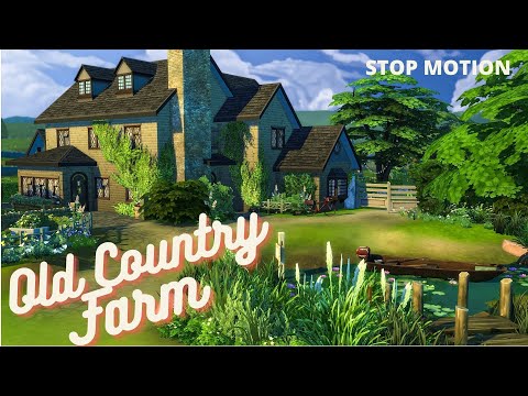 Видео: The Sims 4 || Старая Английская ферма || Stop Motion [No CC]