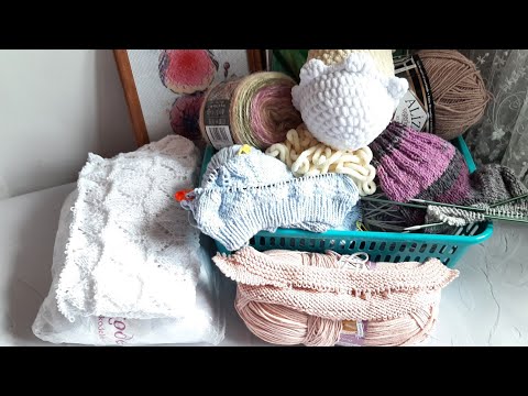 Видео: Много новых процессов/ планы по вязанию на апрель- май