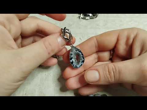 Видео: собираю комплект из агата Ботсвана
