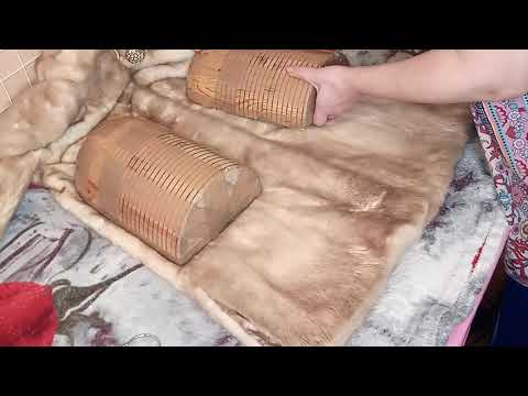 Видео: Как погладить шубу/ как погладить натуральный мех самому в домашних условиях ? Ремонт шуб .