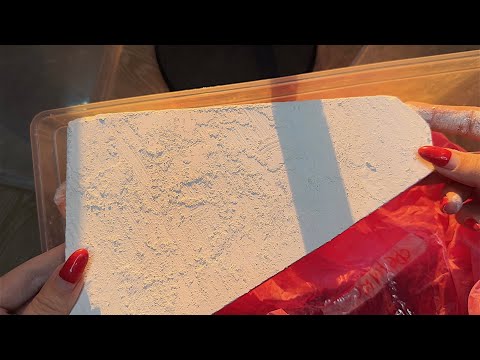 Видео: Clay Chalk Asmr• Мои запасы или остатки роскоши мела и глины.