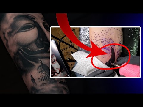 Видео: POV Татуировка... НАСЫЩЕННОСТЬ без ПЕРЕРАБОТКИ
