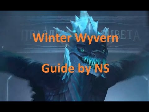 Видео: Dota 2 Winter Wyvern guide - Гайд на Виверну в Дота 2 - by NS