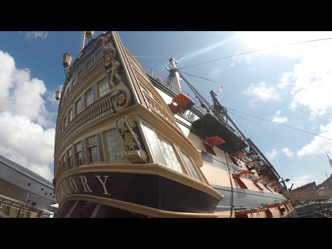 Видео: HMS Victory | Пошаговый тур Апрель 2017 | 4k | Poshagovyy tur Aprel' 2017