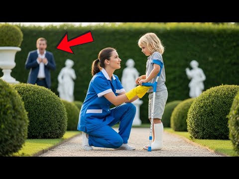 Видео: Олигарх вернулся домой без предупреждения… и увидел, что его сын наконец улыбается.