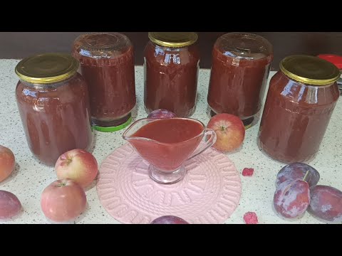 Видео: Сливово-яблочный чудо-джем 😊Простой рецепт! Plum-apple miracle jam 😊Simple recipe!