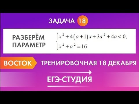 Видео: Как решить задание 18 по профильной математике 2020. Параметры в системе уравнений на ЕГЭ.