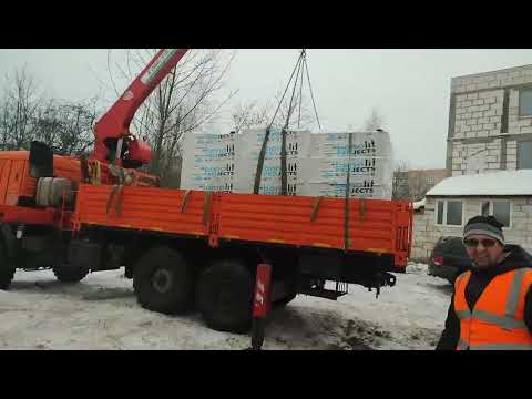 Видео: перевозка блоков для дома молитвы