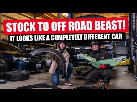 Видео: Простые модификации для преображения вашего Subaru Crosstrek! (Расширители арок и накладки на дви...