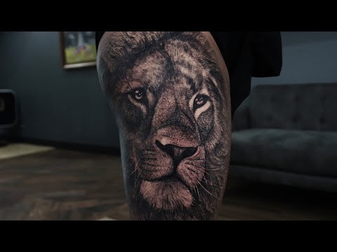 Видео: КАК СДЕЛАТЬ ТЕКСТУРУ ТАТУИРОВКИ ✖️ УРОКИ ТАТУИРОВКИ ЛЬВА от mr.reyes_ink