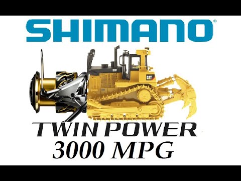 Видео: SHIMANO 20 TWIN POWER 3000MHG с главной парой PG