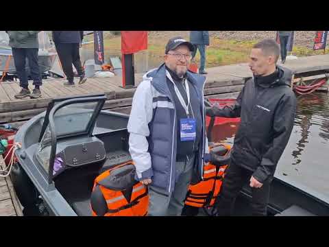 Видео: Новинка сезона навигации 2025 - обновлённый алюминиевый катер Триера 460.