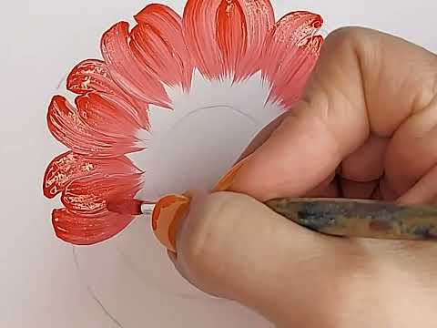 Видео: Петриківський розпис. Cheryomushkina Olga