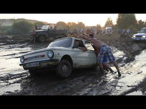 Видео: OFF ROAD-МАНЬЯКИ на ЗАЗ-968м по ЛЕГЕНДАРНЫМ местам Audi A4 ФРИ ФЕСТ 2019 часть-13