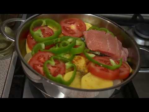 Видео: Форель тушенная с овощами, или хашлама из форели.