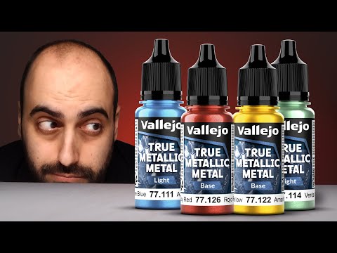 Видео: Vallejo TRUE METALLIC METAL — эксклюзивный первый взгляд и основные техники