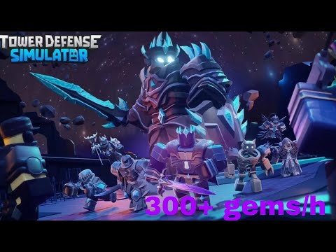 Видео: TOWER DEFENSE SIMULATOR🌀 | 300GEMS/H👔 | ЛЕГКАЯ СТРКТЕГИЯ🚬