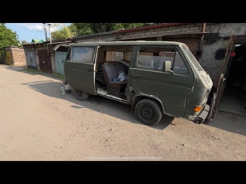 Видео: VW T3 Фургон «ЧЕРЕПАШЕК-НИНДЗЯ» ВОССТАНОВЛЕНИЕ ПО БОМЖУ Ч2