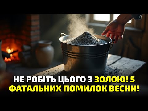 Видео: Не зіпсуй золу перед весною! 7 фатальних помилок, які спалюють урожай!