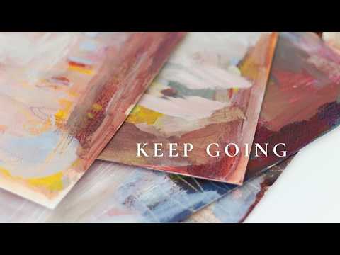 Видео: Преодолейте хаос в середине: демонстрация абстрактной живописи