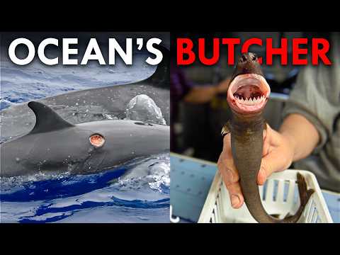 Видео: Эта акула-вампир пожирает всё живое