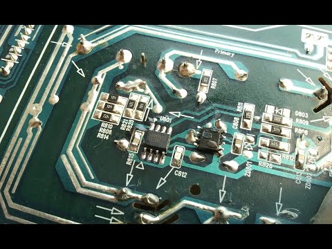 Видео: монитор ACER V173bm Невидимые неисправности (ШИМ, питание)