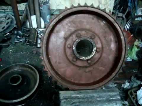 Видео: мотоцикл Иж 49 реставрация задней звезды