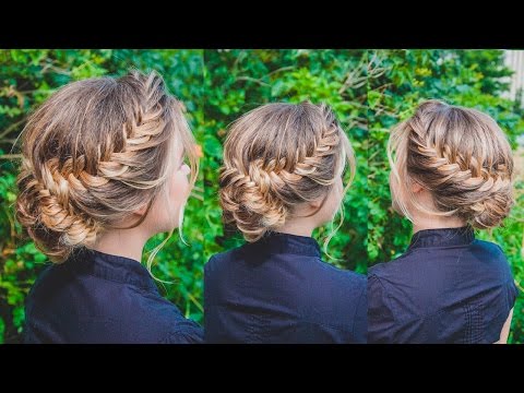 Видео: ПРИЧЕСКА ИЗ КОС. Как заплести "Рыбий хвост". LOZNITSA