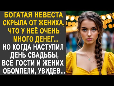 Видео: Богатая невеста скрыла от жениха, что она миллионерша. но когда наступил день свадьбы, все обомлели.