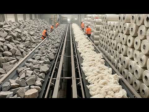 Видео: Как это сделано: Как из тонн промышленного мусора делают утеплитель для домов