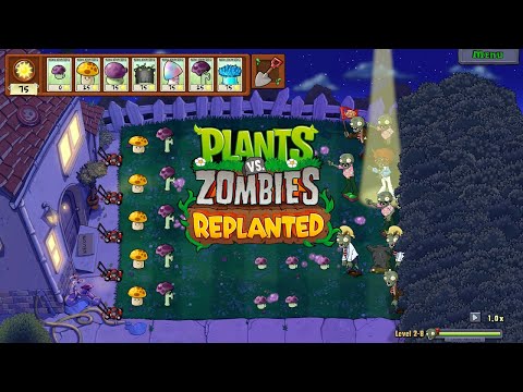 Видео: Весёлая ночка с хедкрабами - Plants vs. Zombies Replanted #2