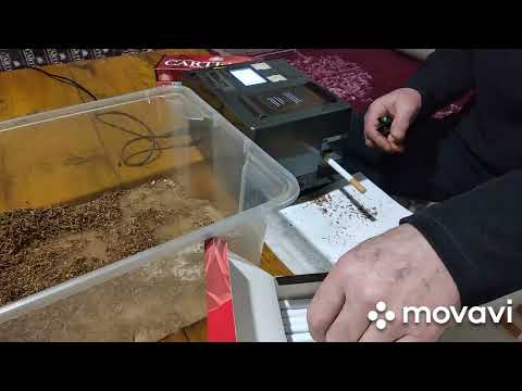 Видео: Машинка для набивки табака POWER MATIK 3 сделала 60000шт.